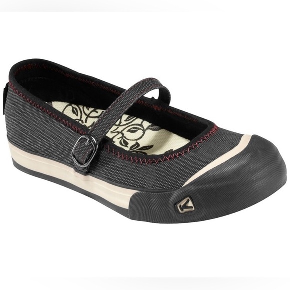 KEEN Coronado Mary Jane Vulcanized Canvas Flat Skateboard Shoes Size  5.5 - Picture 1 of 6